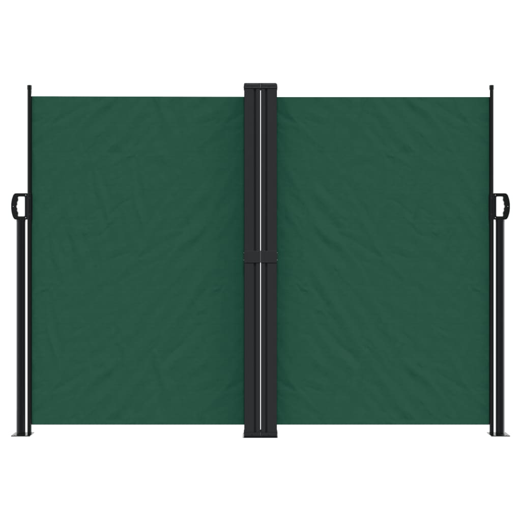 Tenda da Sole Laterale Retrattile Verde Scuro 180x1000 cm 4004755