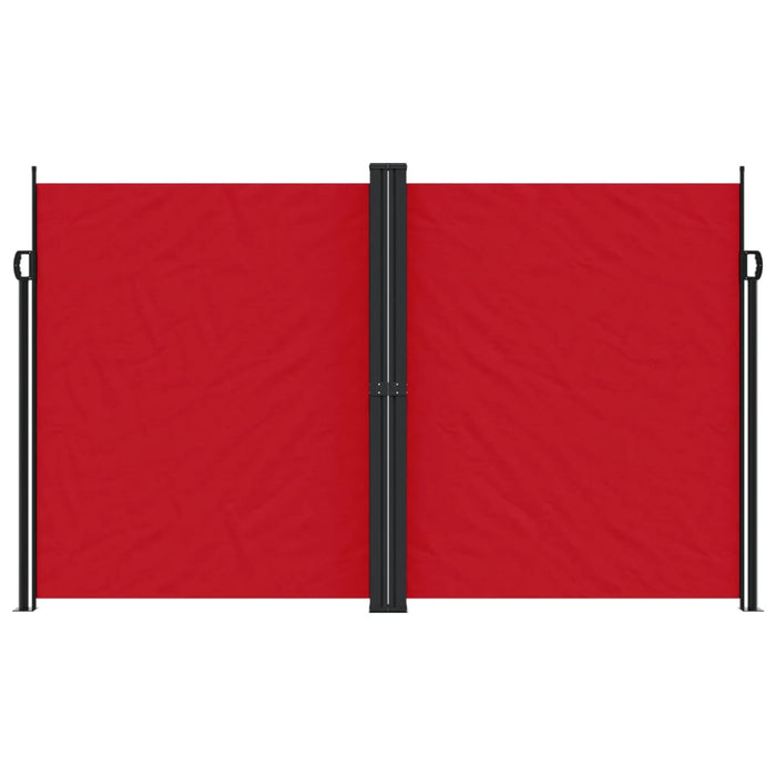 Tenda da Sole Laterale Retrattile Rossa 200x1000 cm 4004762