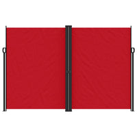 Tenda da Sole Laterale Retrattile Rossa 220x1000 cm 4004777