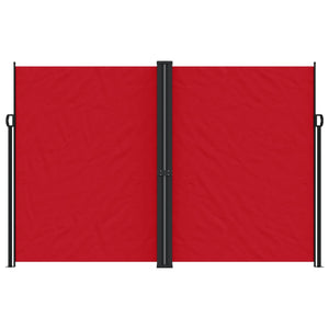 Tenda da Sole Laterale Retrattile Rossa 220x1000 cm 4004777