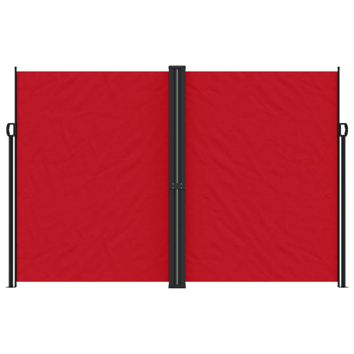 Tenda da Sole Laterale Retrattile Rossa 220x1000 cm 4004777