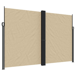 Tenda da Sole Laterale Retrattile Beige 220x1000 cm 4004780