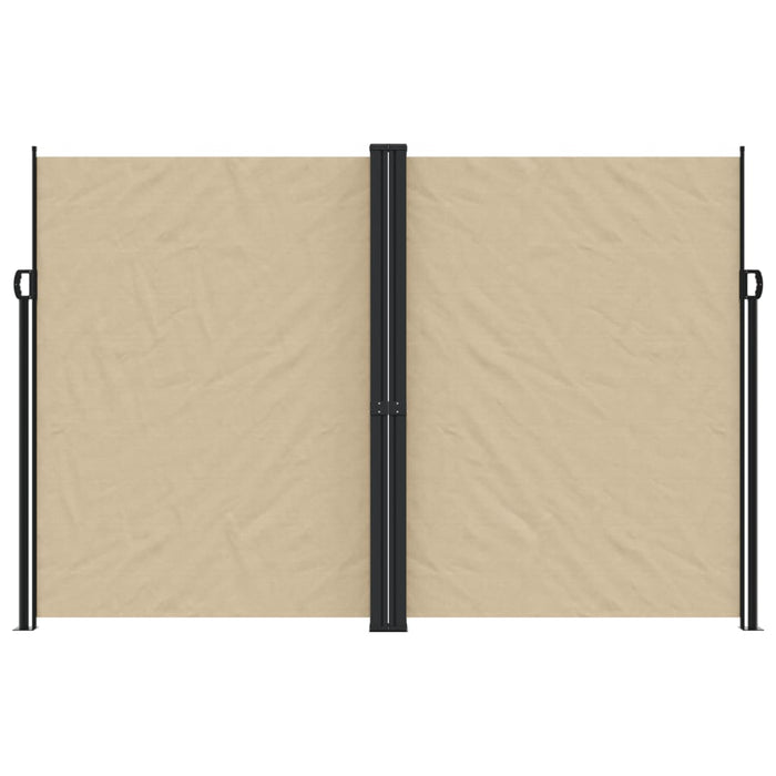 Tenda da Sole Laterale Retrattile Beige 220x1000 cm 4004780