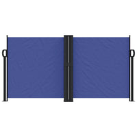 Tenda da Sole Laterale Retrattile Blu 120x1200 cm 4004791