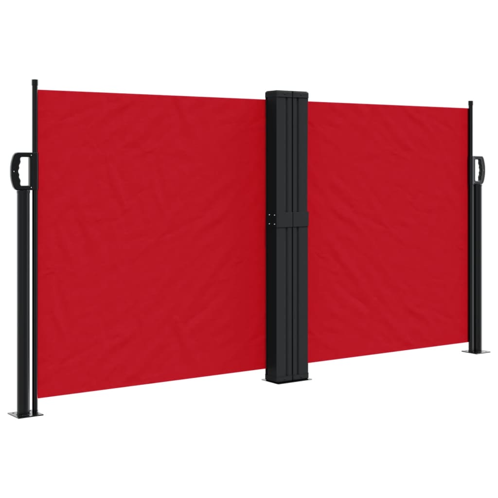 Tenda da Sole Laterale Retrattile Rossa 120x1200 cm 4004792