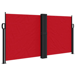 Tenda da Sole Laterale Retrattile Rossa 120x1200 cm 4004792