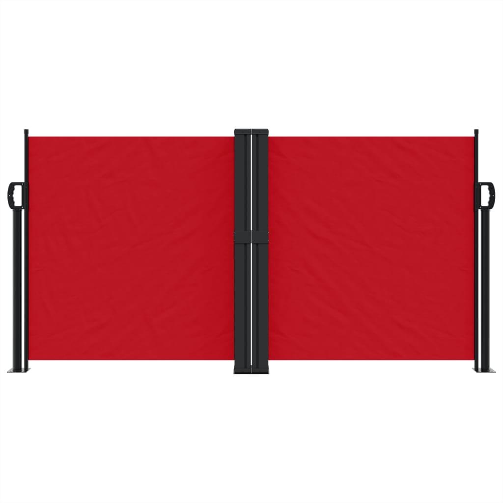 Tenda da Sole Laterale Retrattile Rossa 120x1200 cm 4004792