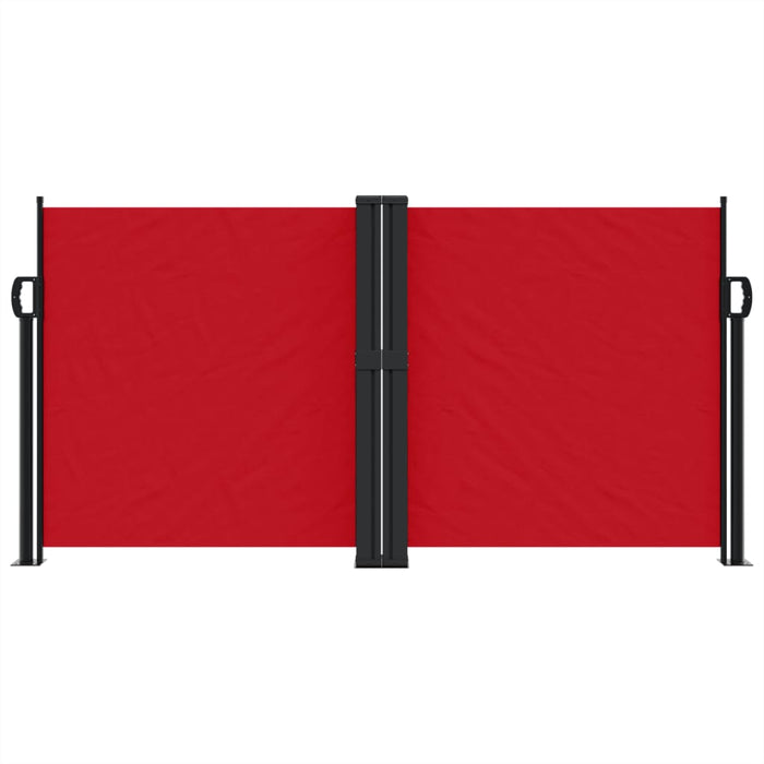 Tenda da Sole Laterale Retrattile Rossa 120x1200 cm 4004792