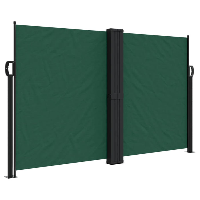 Tenda da Sole Laterale Retrattile Verde Scuro 140x1200 cm 4004815