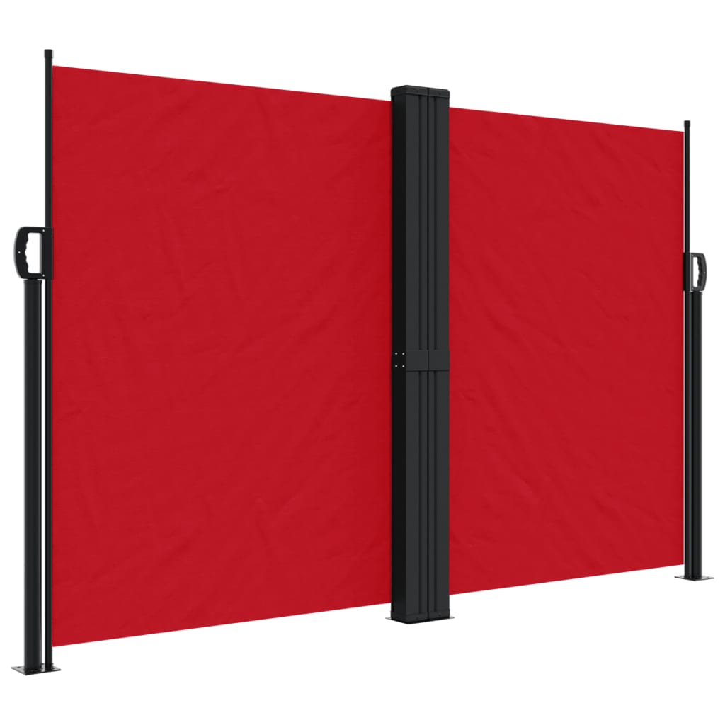 Tenda da Sole Laterale Retrattile Rossa 160x1200 cm 4004822