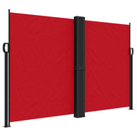 Tenda da Sole Laterale Retrattile Rossa 160x1200 cm 4004822