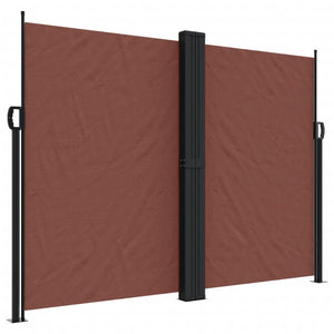 Tenda da Sole Laterale Retrattile Marrone 180x600 cm 4004839