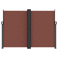 Tenda da Sole Laterale Retrattile Marrone 180x600 cm 4004839