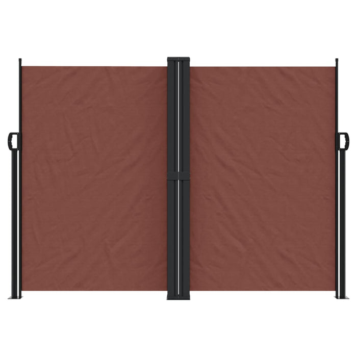 Tenda da Sole Laterale Retrattile Marrone 180x600 cm 4004839