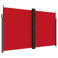 Tenda da Sole Laterale Retrattile Rossa 200x600 cm 4004852