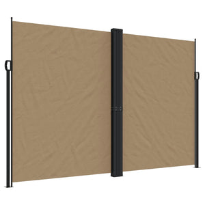 Tenda da Sole Laterale Retrattile Tortora 220x1200 cm 4004874