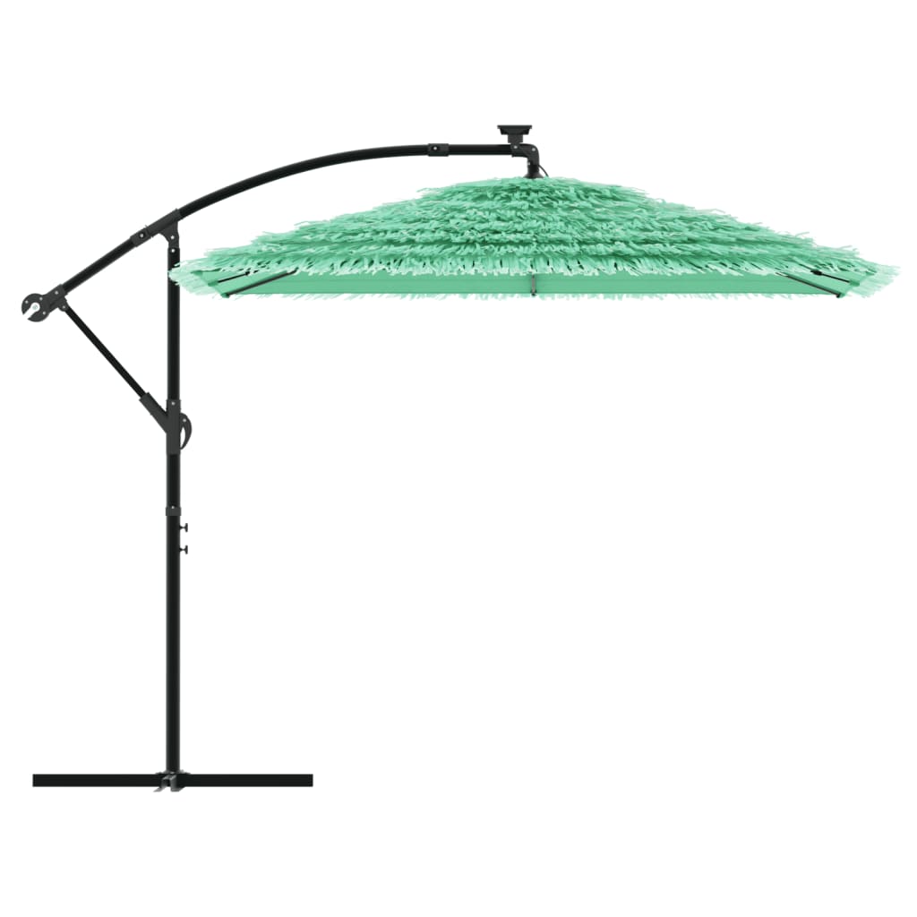 Ombrellone Giardino con Palo in Acciaio Verde 246x246x230 cm 4005076