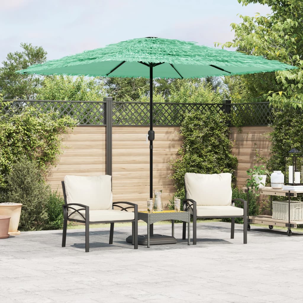 Ombrellone Giardino con Palo in Acciaio Verde 248x248x248 cm 4005091