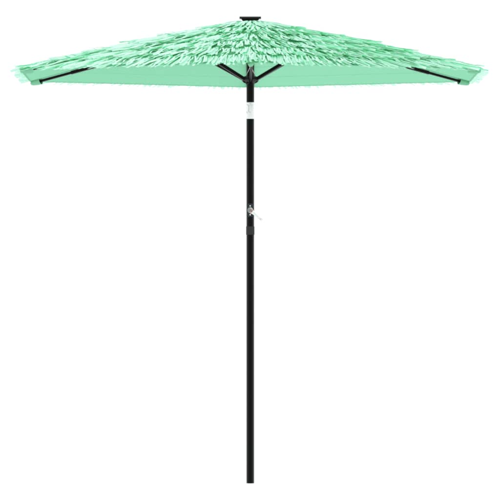 Ombrellone Giardino con Palo in Acciaio Verde 223x223x213 cm 4005099