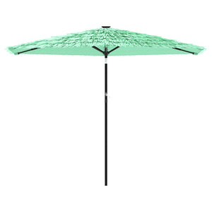 Ombrellone da Giardino con Palo in Acciaio Verde 288x288x225 cm 4005107