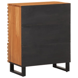 Credenza 60x34x75 cm in Legno Massello di Acacia 377452