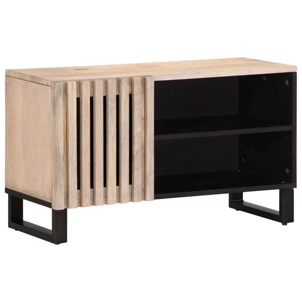 Mobile Porta TV 80x34x46 cm in Legno Massello di Mango 377512