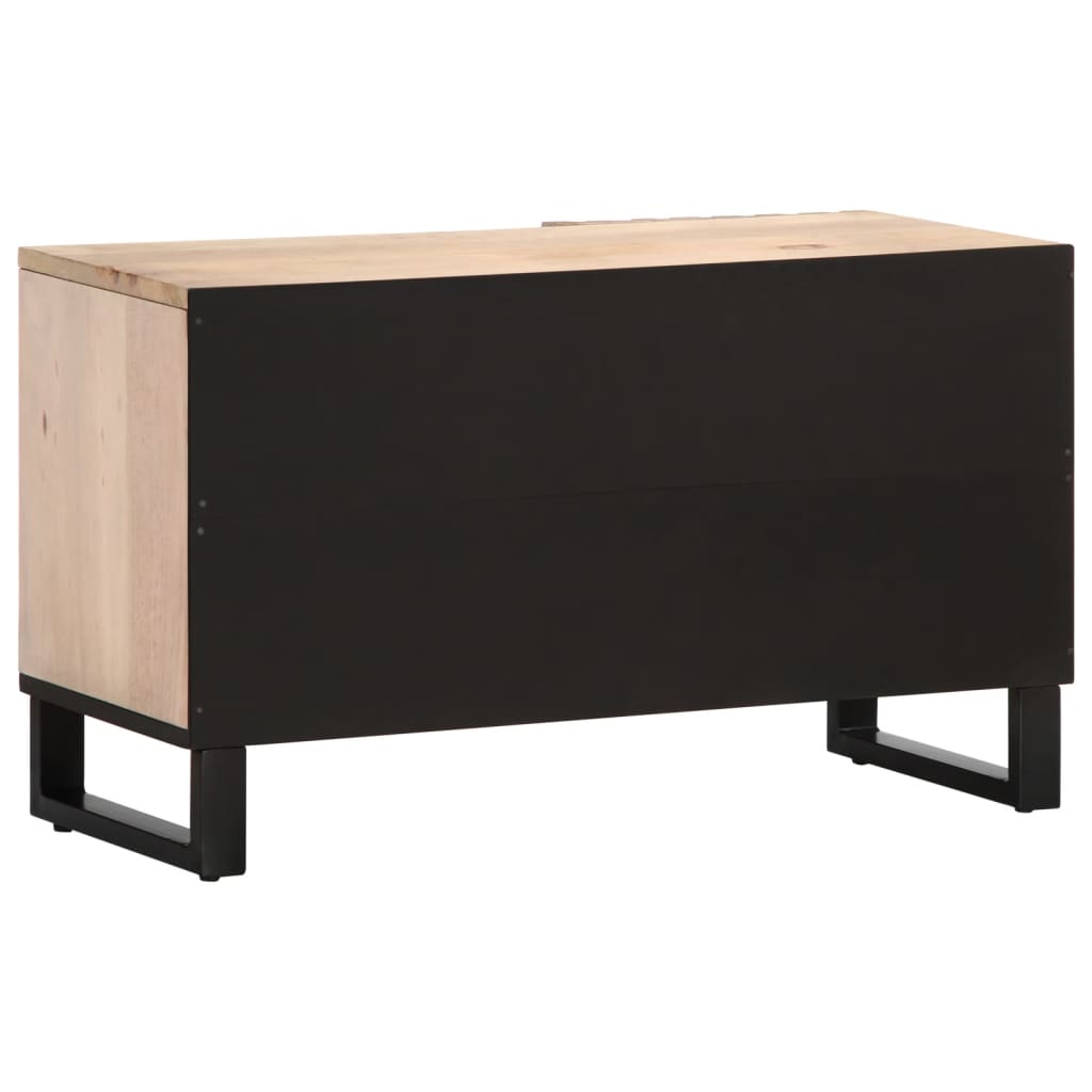 Mobile Porta TV 80x34x46 cm in Legno Massello di Mango 377512