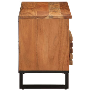 Mobile Porta TV 100x34x46 cm in Legno Massello di Acacia 377515