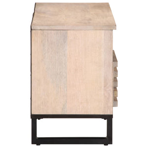 Mobile Porta TV 100x34x46 cm in Legno Massello di Mango 377517