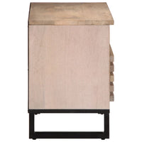 Mobile Porta TV 80x34x46 cm in Legno Massello di Mango 377522