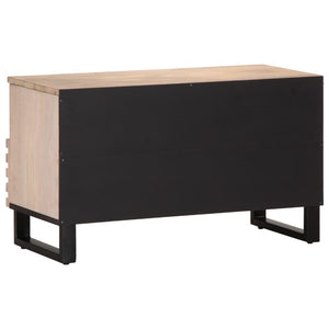 Mobile Porta TV 80x34x46 cm in Legno Massello di Mango 377522