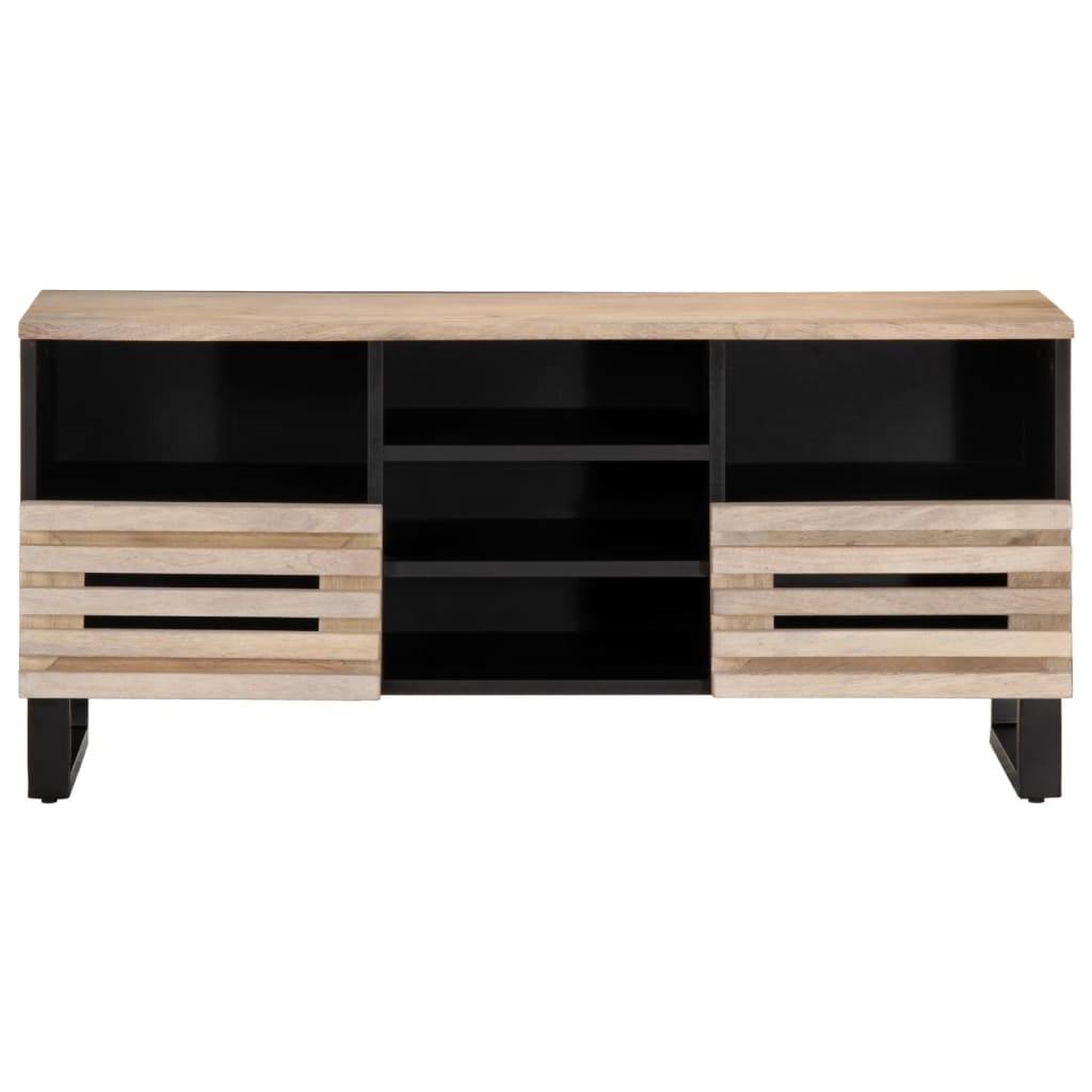 Mobile Porta TV 100x34x46 cm in Legno Massello di Mango 377527