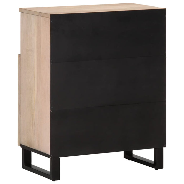 Credenza 60x34x75 cm in Legno Massello di Mango 377562