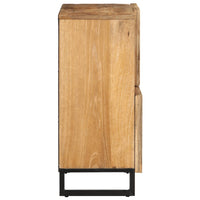 Credenza 80x34x75 cm in Legno Massello di Mango Grezzo 377569