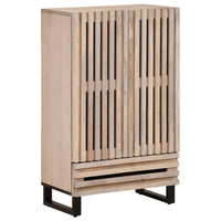 Credenza 60x34x100 cm in Legno Massello di Mango 377587