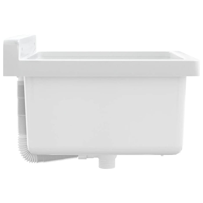 Lavabo a Parete Bianco 40x40x24 cm in Resina 4002793