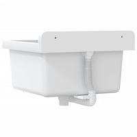 Lavabo a Parete Bianco 40x40x24 cm in Resina 4002793