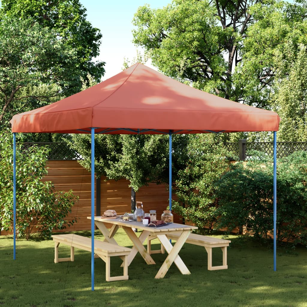 Tenda da Festa Pieghevole Pop-Up Terracotta 292x292x315 cm 4004919