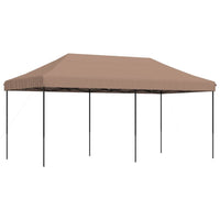 Tenda da Festa Pieghevole Pop-Up Tortora 580x292x315 cm 4004940