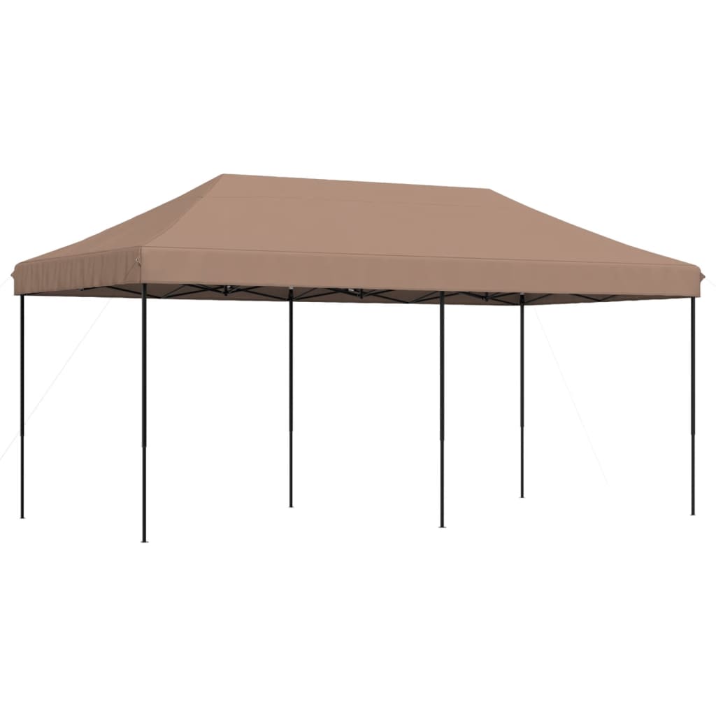 Tenda da Festa Pieghevole Pop-Up Tortora 580x292x315 cm 4004940