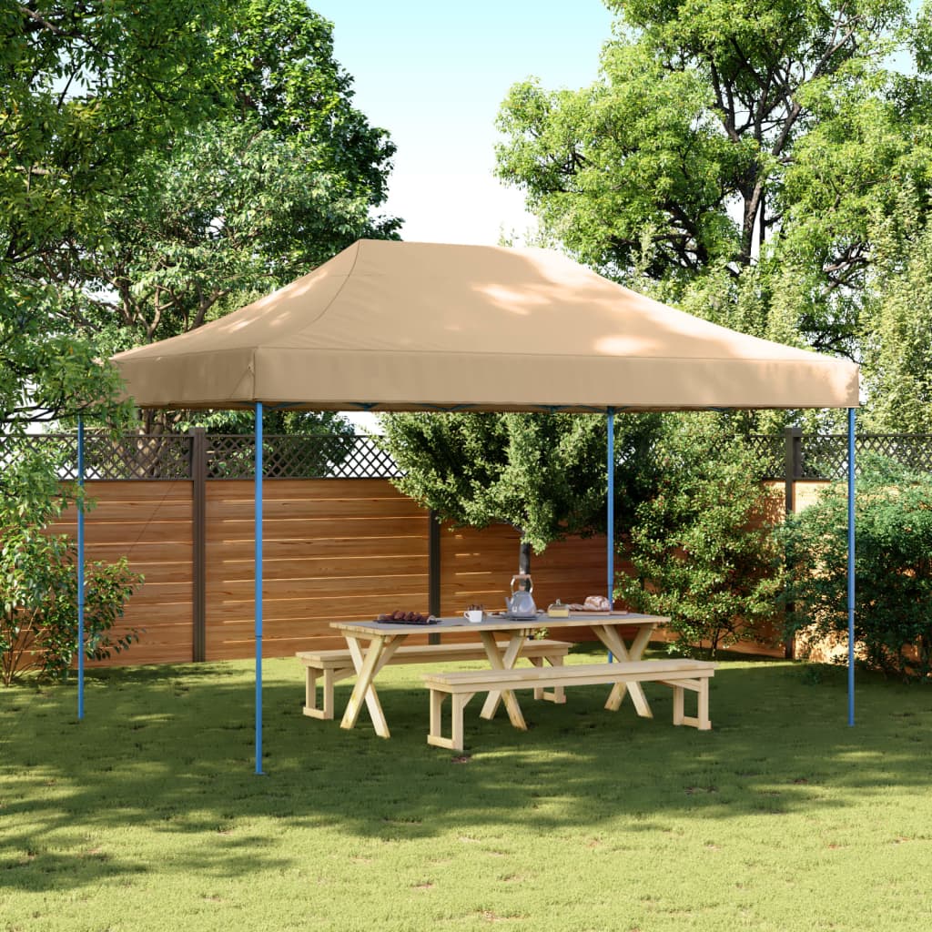 Tenda da Festa Pieghevole Pop-Up Beige 440x292x315 cm 4004959