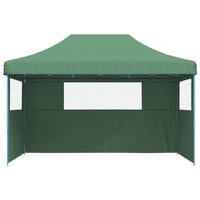 Tendone per Feste Pieghevole Pop-Up con 3 Pareti Verde 4004968