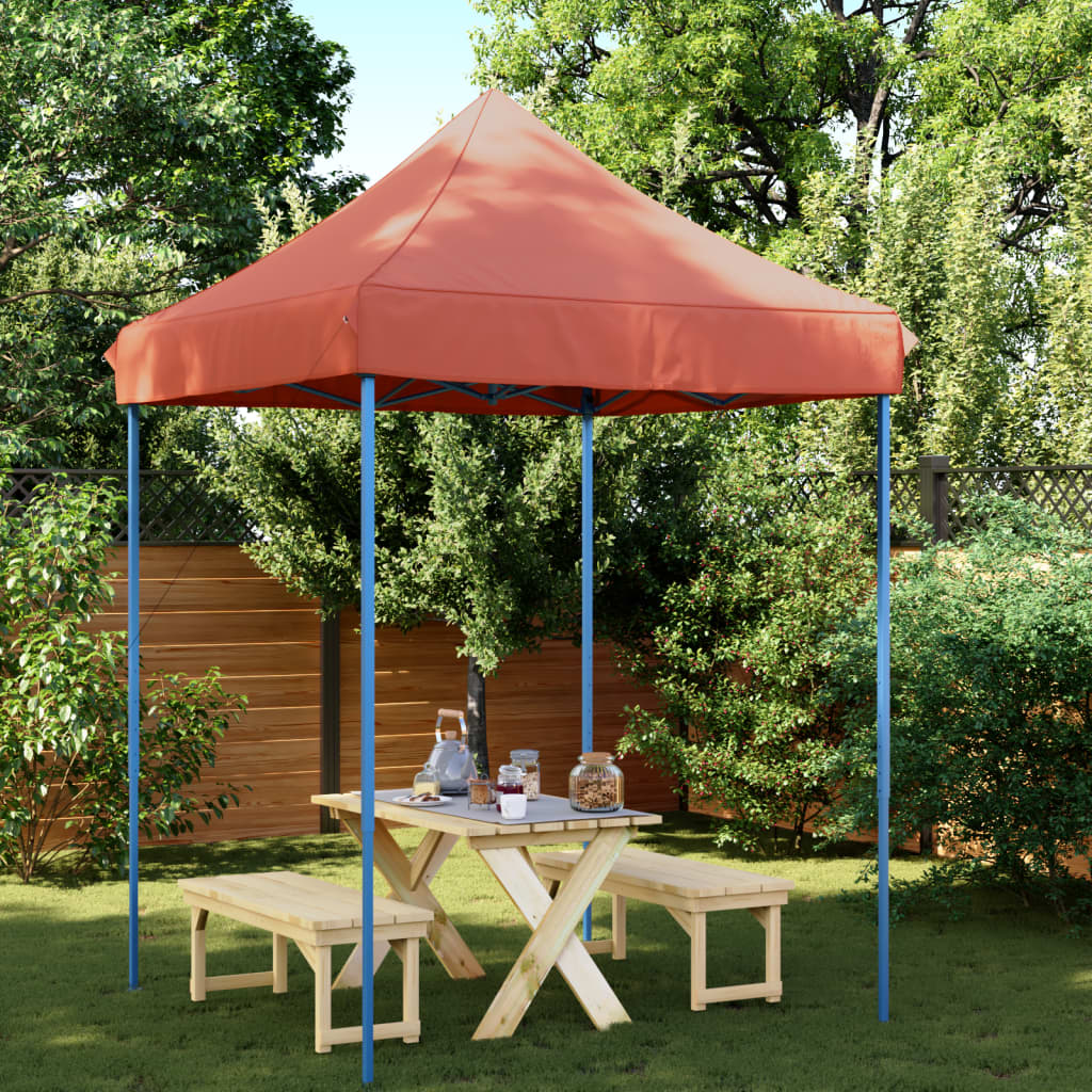 Tenda da Festa Pieghevole Pop-Up Terracotta 200x200x306 cm 4004989