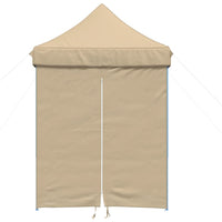 Tendone per Feste Pieghevole Pop-Up con 4 Pareti Beige 4004999