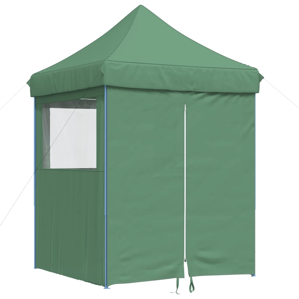 Tendone per Feste Pieghevole Pop-Up con 4 Pareti Verde 4005000