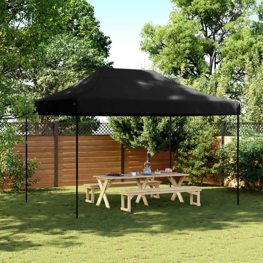 Tenda da Festa Pieghevole Pop-Up Nero 410x279x315 cm 4005014