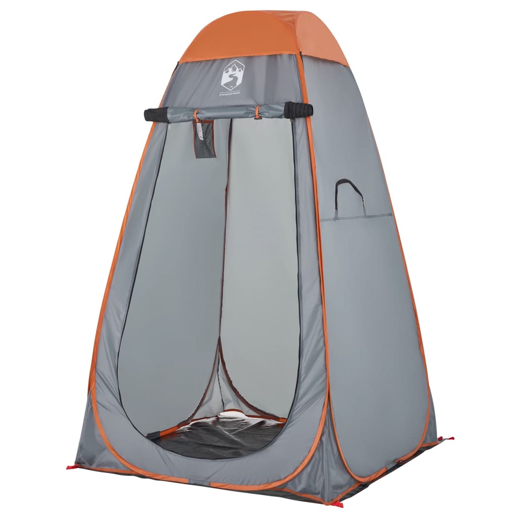 Tenda Privacy Pop-Up Grigio e Arancione Impermeabile 4004136