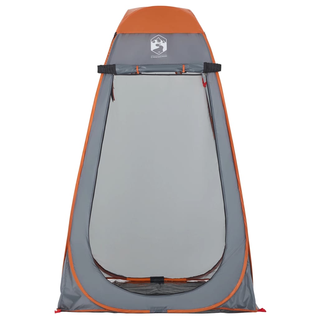 Tenda Privacy Pop-Up Grigio e Arancione Impermeabile 4004136