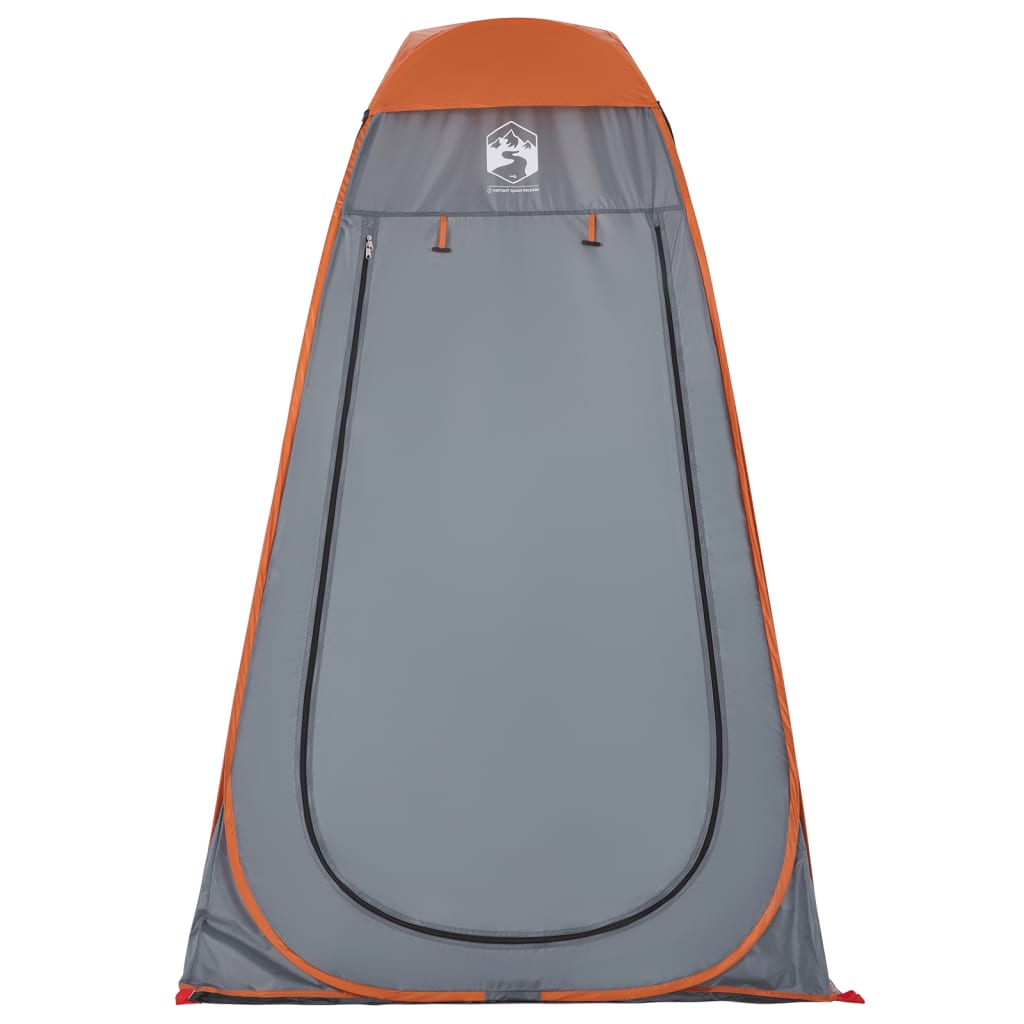 Tenda Privacy Pop-Up Grigio e Arancione Impermeabile 4004136