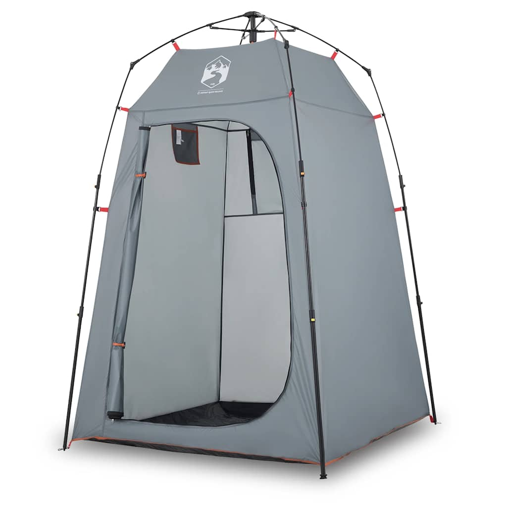 Tenda Privacy Grigio e Arancione a Rilascio Rapido Impermeabile 4004142